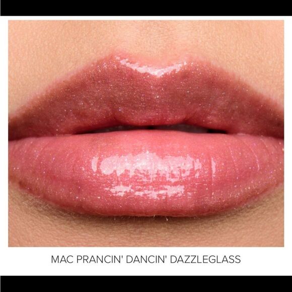 MAC rare Dazzleglass Brillant lip gloss NEw1.92g full size color Prancin Dancin - Picture 3 of 14